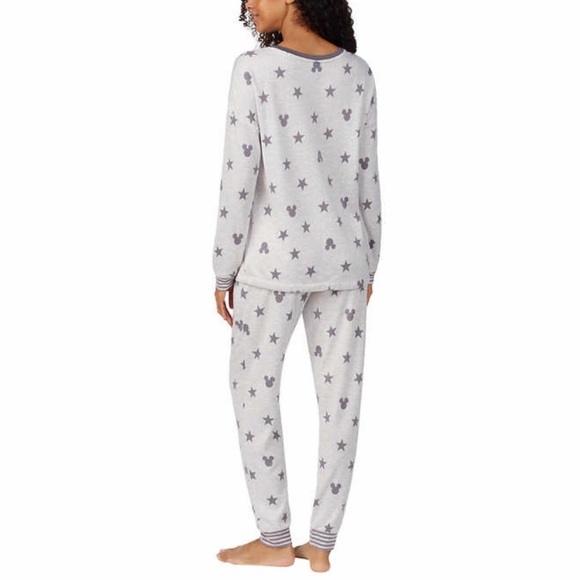 Disney Mickey Lounge Pjs Set, 2-Piece, Grey - Picture 3 of 16